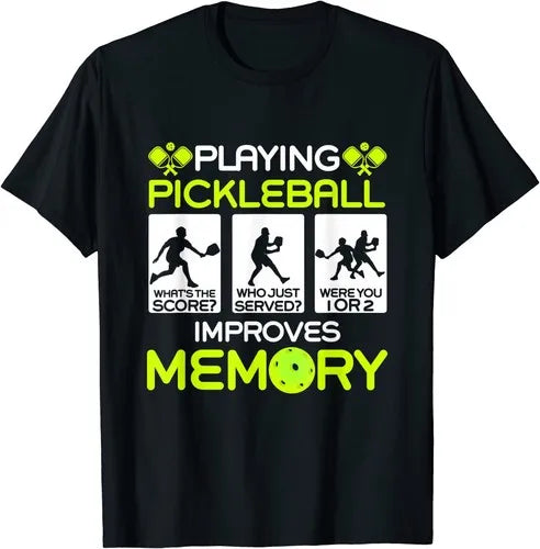 NEW LIMITED Playing Pickleball Improves Memory Dink Player T-Shirt