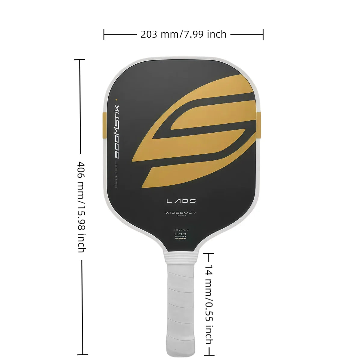 SLK-Style T700 Carbon Fiber 5th Gen Pickleball Paddle, Boomstick Core, Hot-Pressed