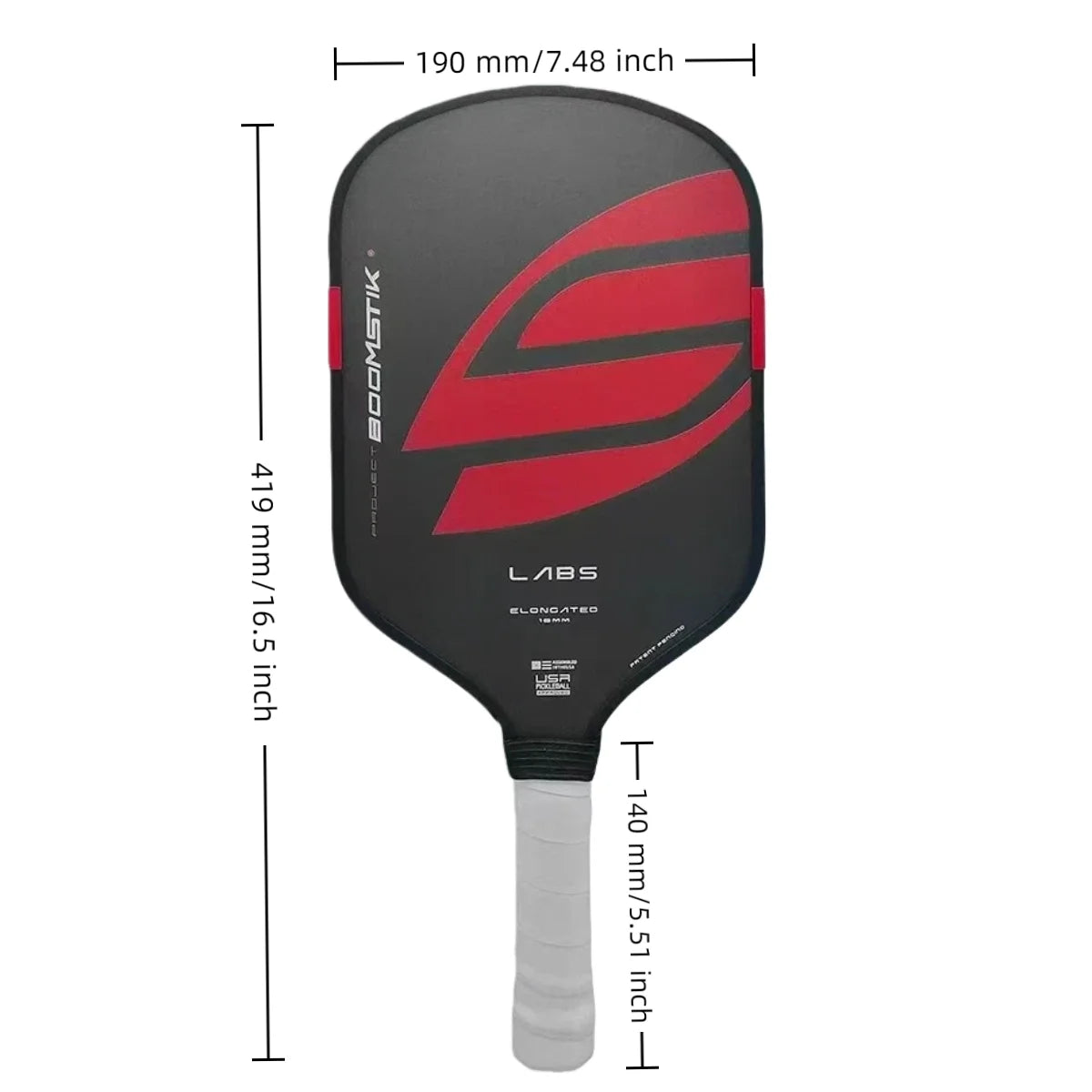 SLK-Style T700 Carbon Fiber 5th Gen Pickleball Paddle, Boomstick Core, Hot-Pressed