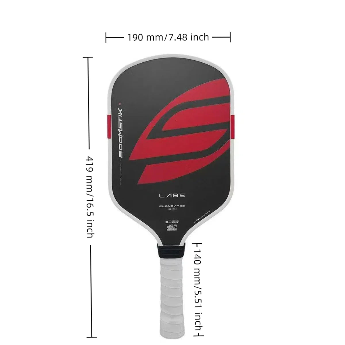 SLK-Style T700 Carbon Fiber 5th Gen Pickleball Paddle, Boomstick Core, Hot-Pressed