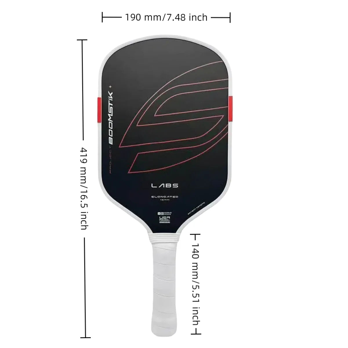 SLK-Style T700 Carbon Fiber 5th Gen Pickleball Paddle, Boomstick Core, Hot-Pressed