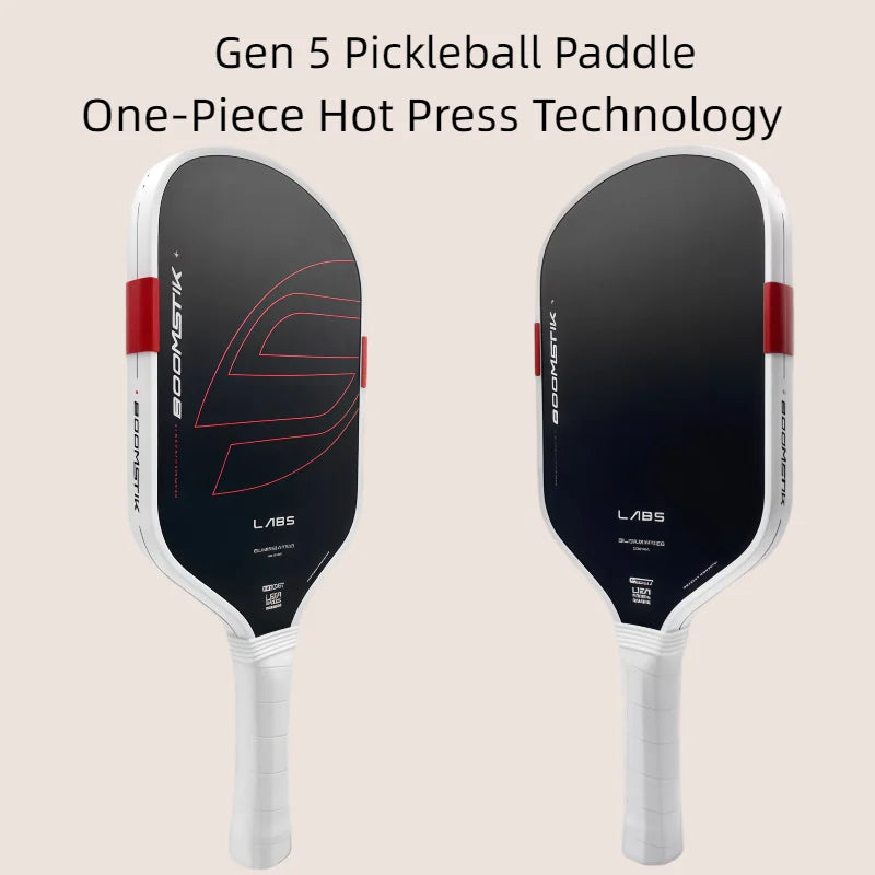 SLK-Style T700 Carbon Fiber 5th Gen Pickleball Paddle, Boomstick Core, Hot-Pressed
