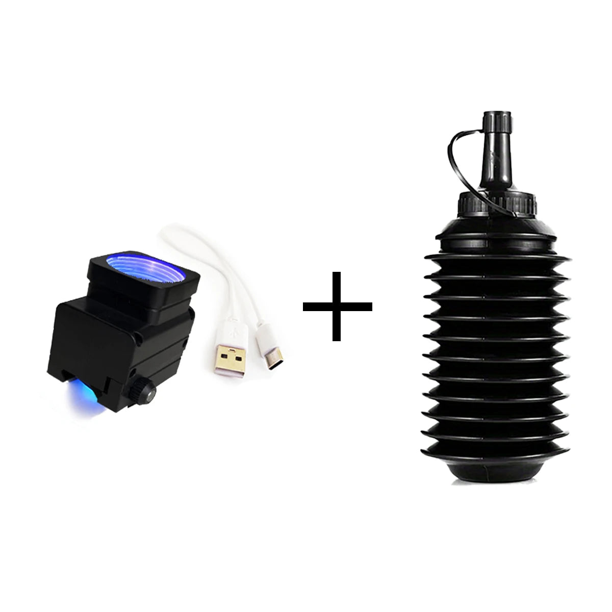 Glow In The Dark UV LED Feedneck To Light Up Blaster Ammo, To Upgrade Splatter Blaster Night Outdoor Game, Light Up Ammo Holder