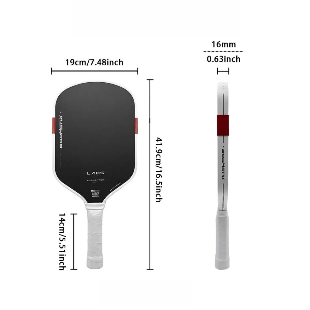 SLK-Style T700 Carbon Fiber 5th Gen Pickleball Paddle, Boomstick Core, Hot-Pressed